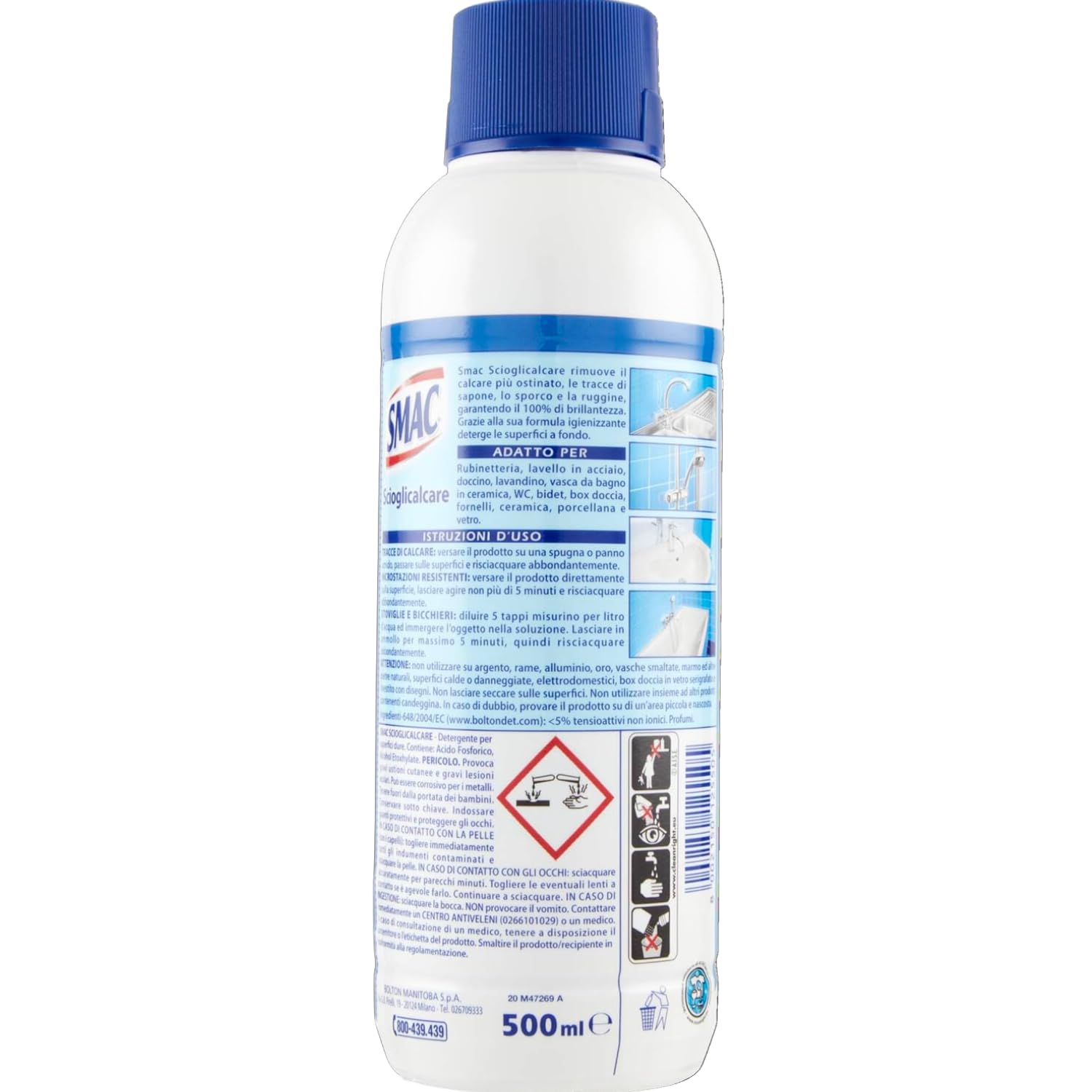 Gel scioglicalcare universale per superfici cucina e bagno – azione potente – Variazioni 4/8/12 Pezzi (12 PEZZI)