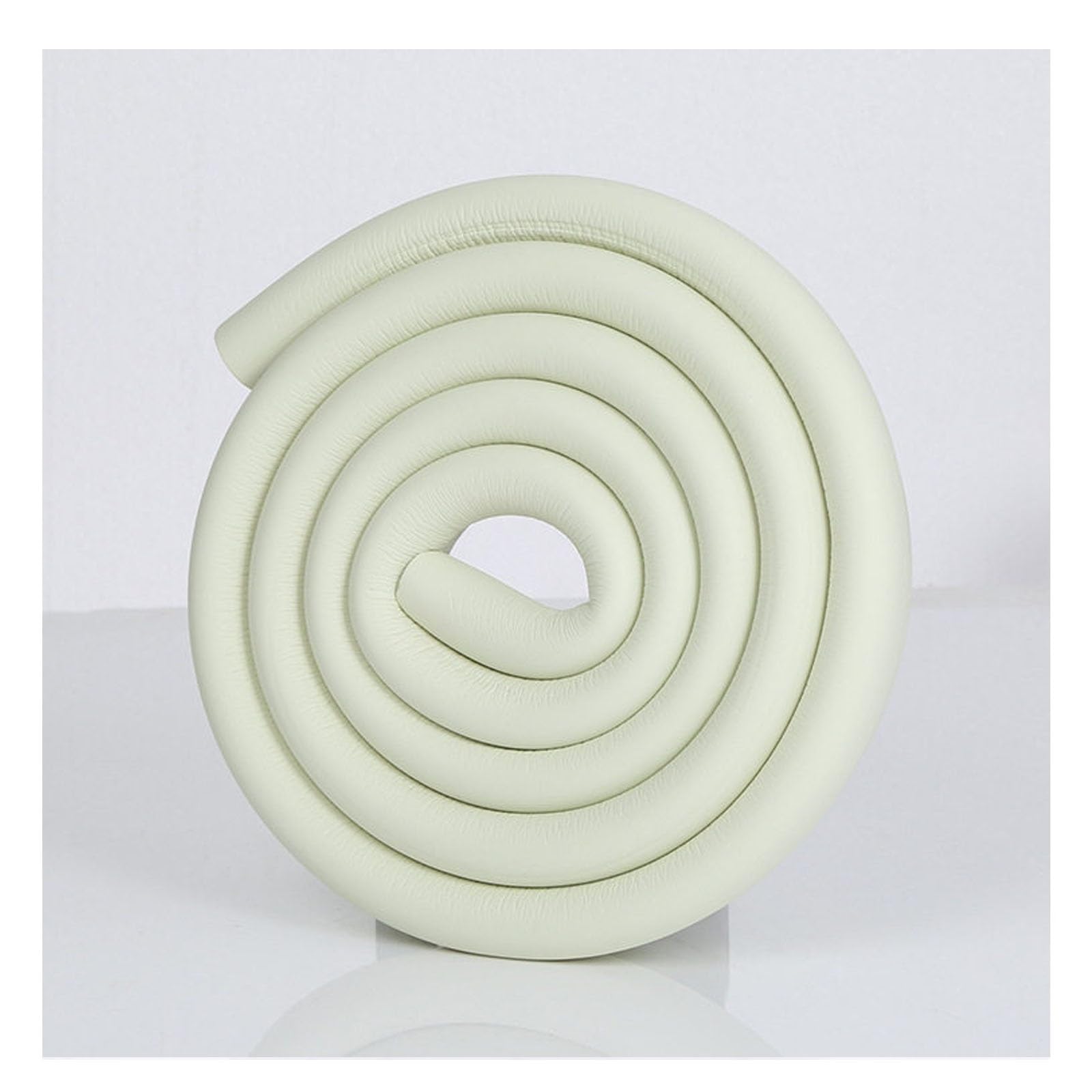 Ypiouren White U Shape Anti Collision Strip, Edge Guard, Table Edge Protector, Self Adhesive Edge Padding(,500Cm/196.9In)