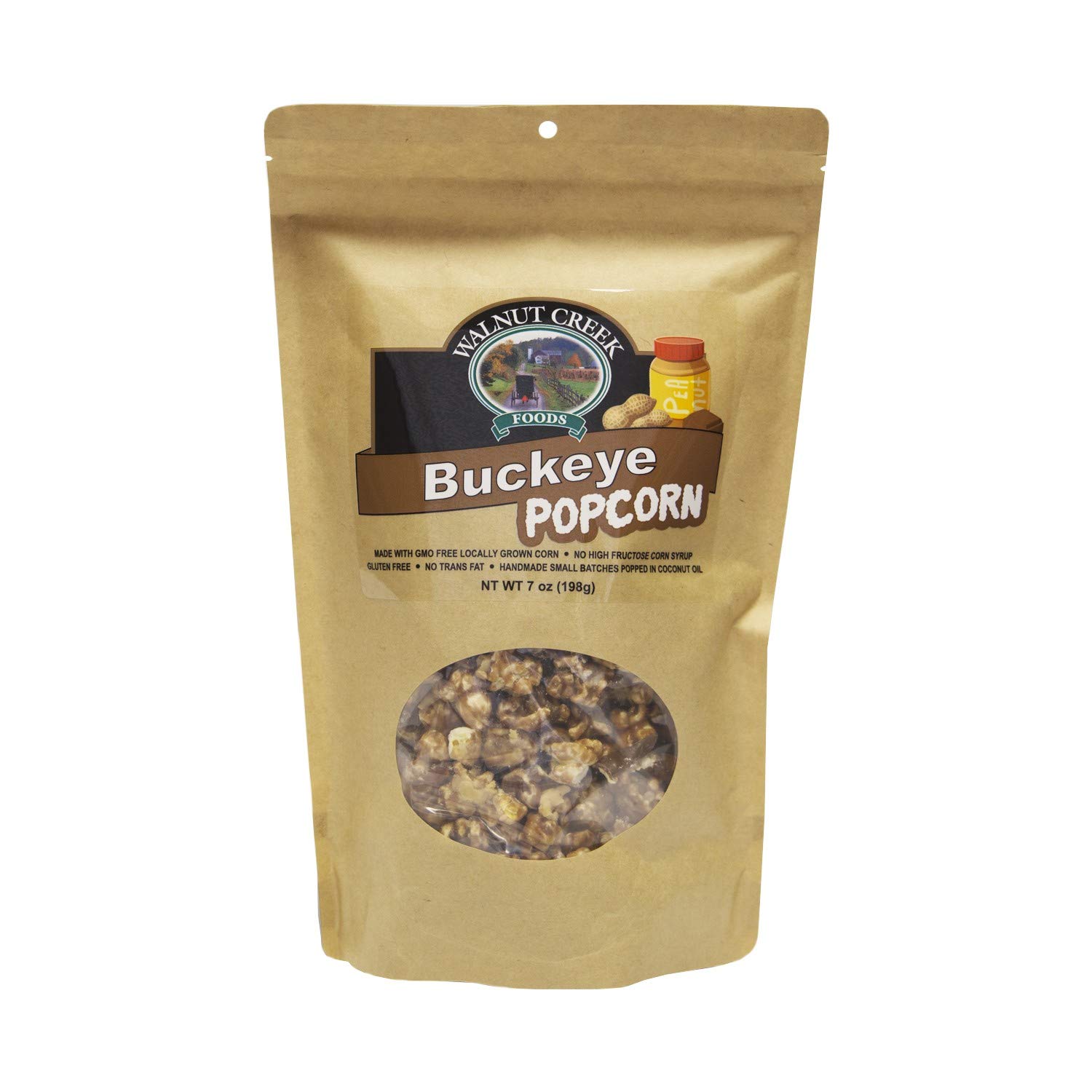 Walnut Creek Flavored Popcorns (BUCKEYE 7oz)