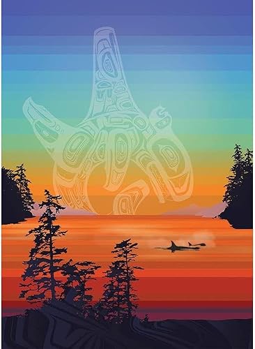 Miniatura 4 de Cobble Hill - Rompecabezas de 1000 piezas, colores de la costa de Salish, póster de muestra incluido