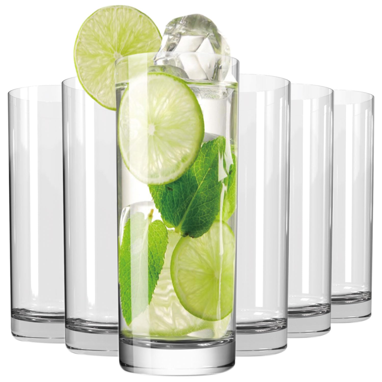 Wlasss Crystal Highball Glasses