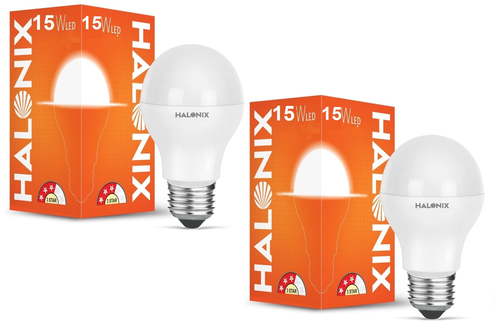 Halonix 15Watt E27 LED Yellow Light led Bulb, Pack of 2, Yellow light-image-44