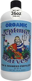 Neptune's Harvest Fish & Seaweed Liquid Fertilizer (2-3-1) - 36oz Bottle...