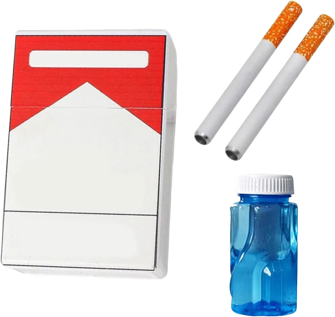 Bubble Machine Fake Stress Relief Toy Mini Bubble Blowing Blower for Men Women Bubbles Wands with Liquid Mini Sticks with Liquid for Men Women Wedding Birthday Christmas Party Favors Gifts