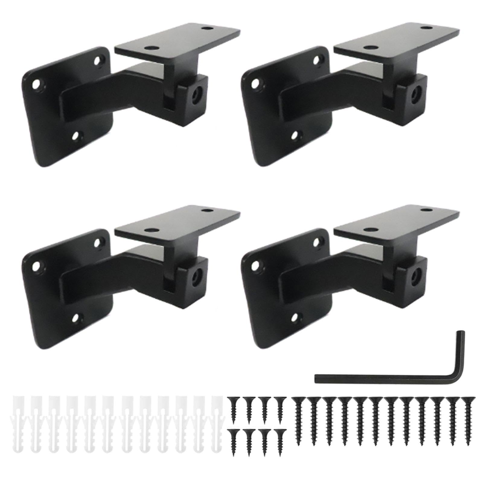 Main courante escalier instable ? Fixez le support réglable pivotant noir