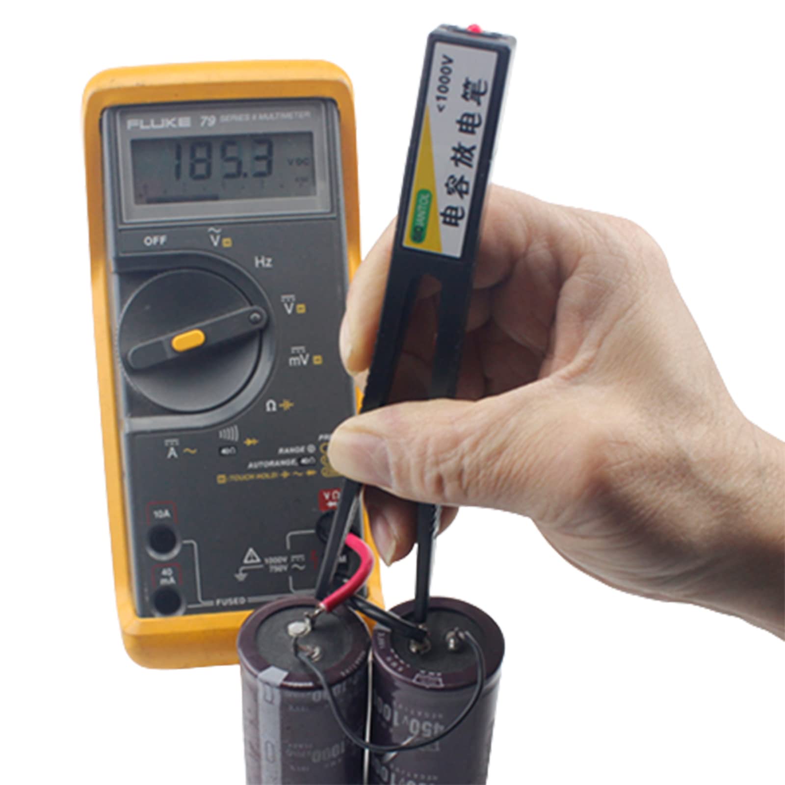 Upgraded Capacitor Discharge Pen Fast Discharging 1000V Repair Tool Discharger For Electronic