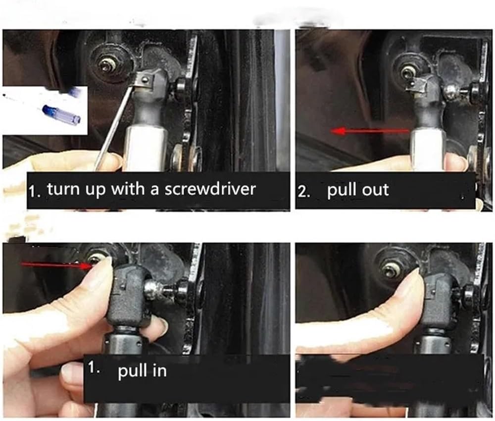 リアテールゲートアシストストラットショック 2個 オートテールゲートブーツ Bレスト &amp; 右リアトランクリフトサポート ショ