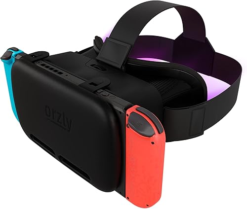 Orzly Auriculares VR diseñados para Nintendo Switch Switch OLED consola con lente ajustable para una experiencia de juego de realidad virtual y
