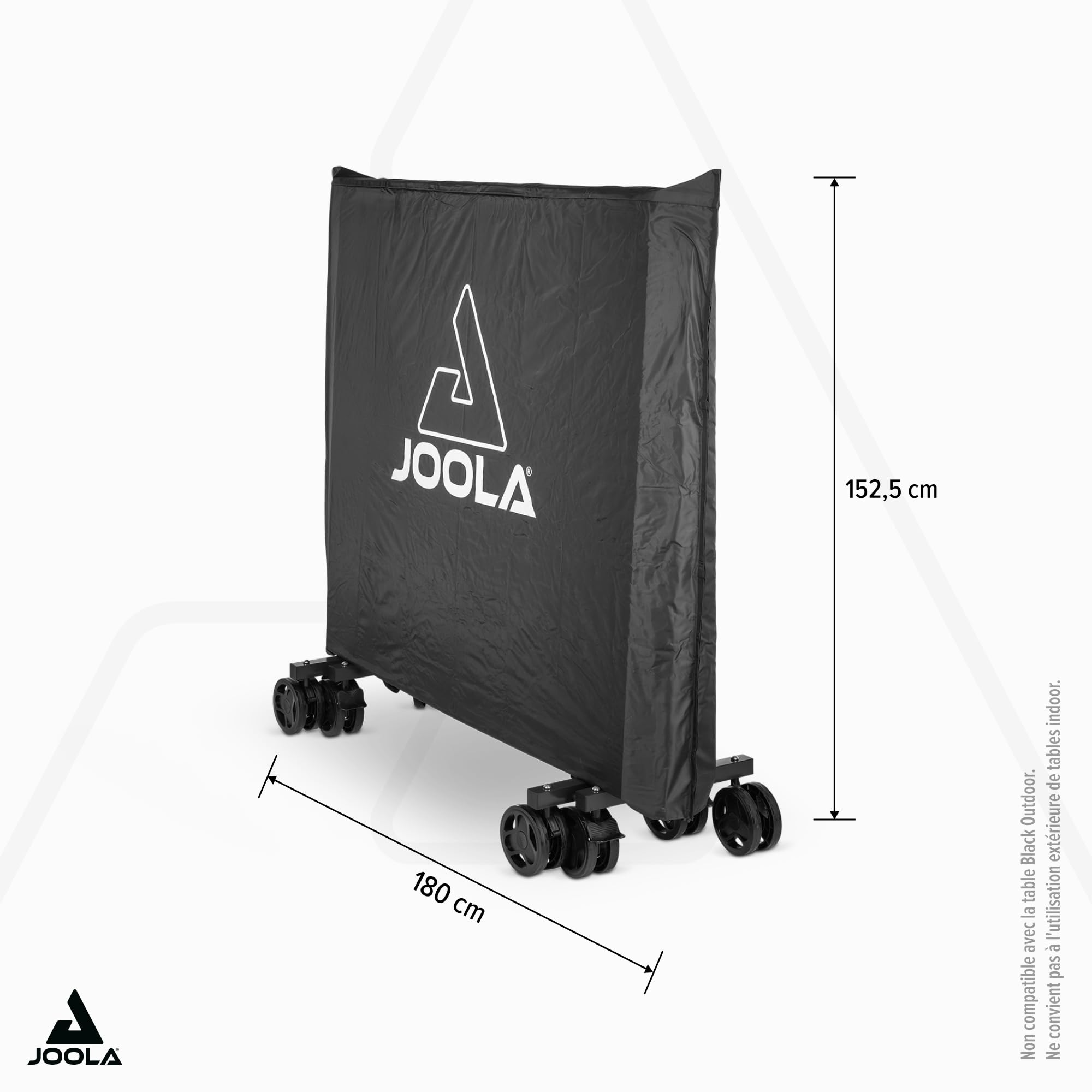 JOOLA Dual Function Indoor/Outdoor Waterproof Cover Housse Tennis de Table imperméable à Double Fonction intérieur/extérieur Mixte, Toutes Saisons, Taille Unique