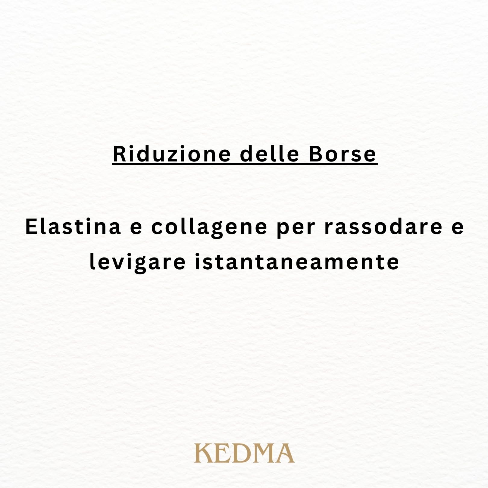 KEDMA - Crema Contorno Occhi Miracle - Borse & Rughe - 25g | La crema contorno occhi con collagene ed elastina idrata e aiuta a levigare linee sottili e borse.