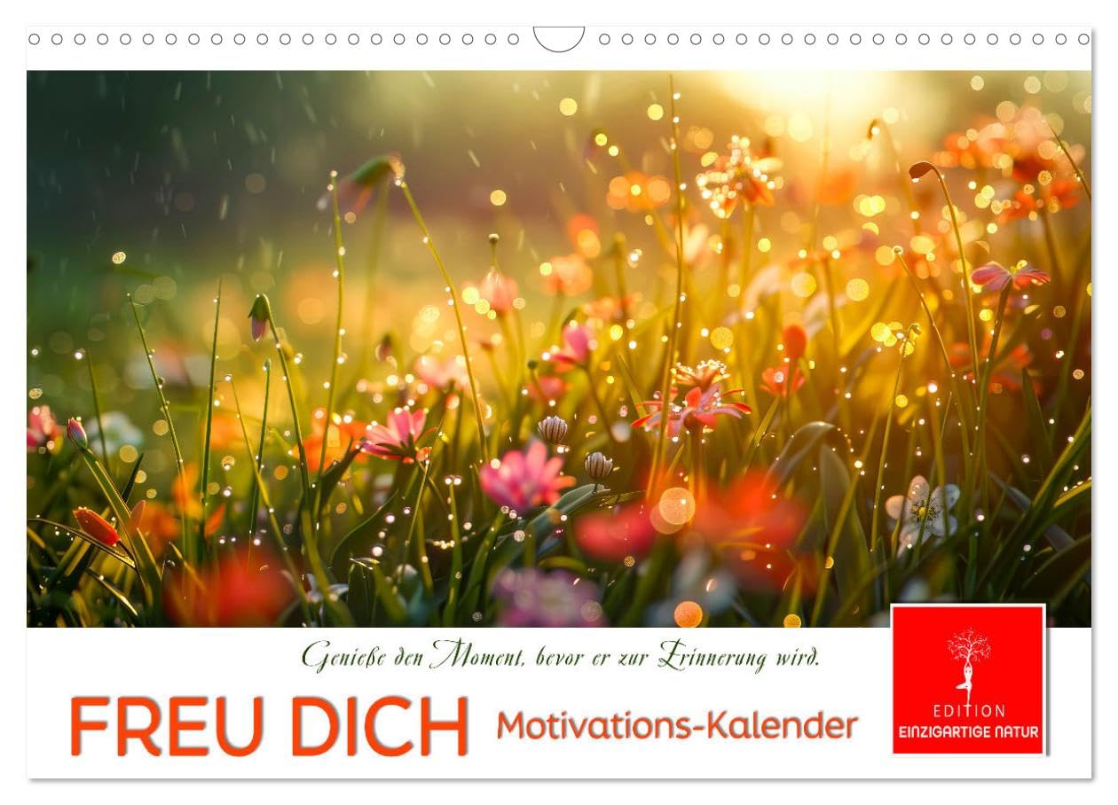Rejoice motivational calendar UK-Version (Wall Calendar 2026 DIN A3 Landscape), CALVENDO 12 Month Wall Calendar — image 1