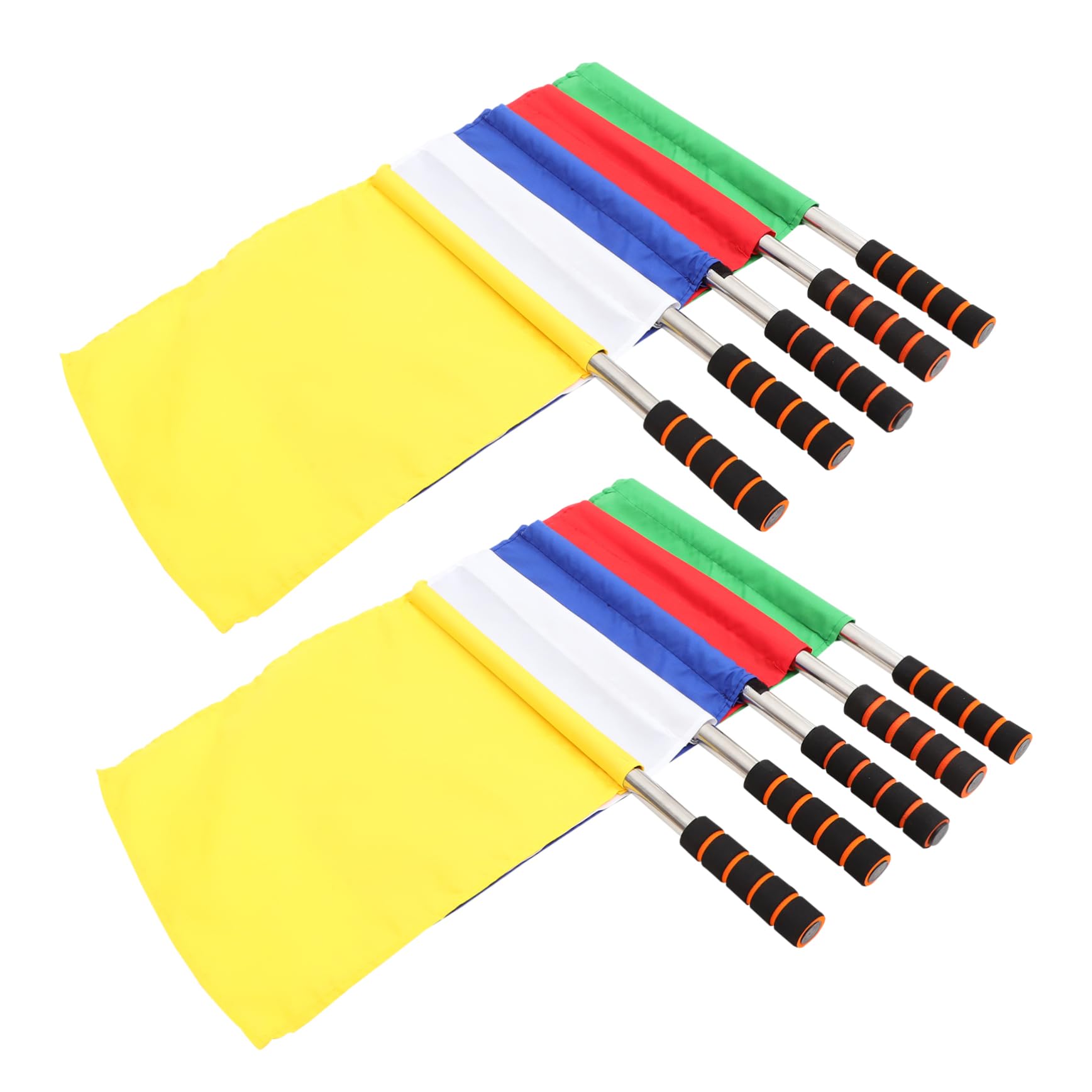 Drapeaux à main légers et ergonomiques pour compétitions de football