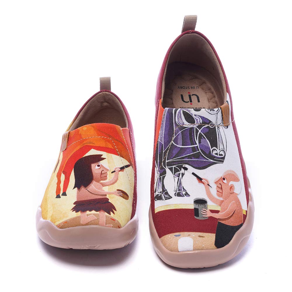 UIN Mocassins et Loafers Femme - Chaussures Bateau Femme Confortables avec Style Art Chaussures Femme, Idéales pour la Marche Quotidienne