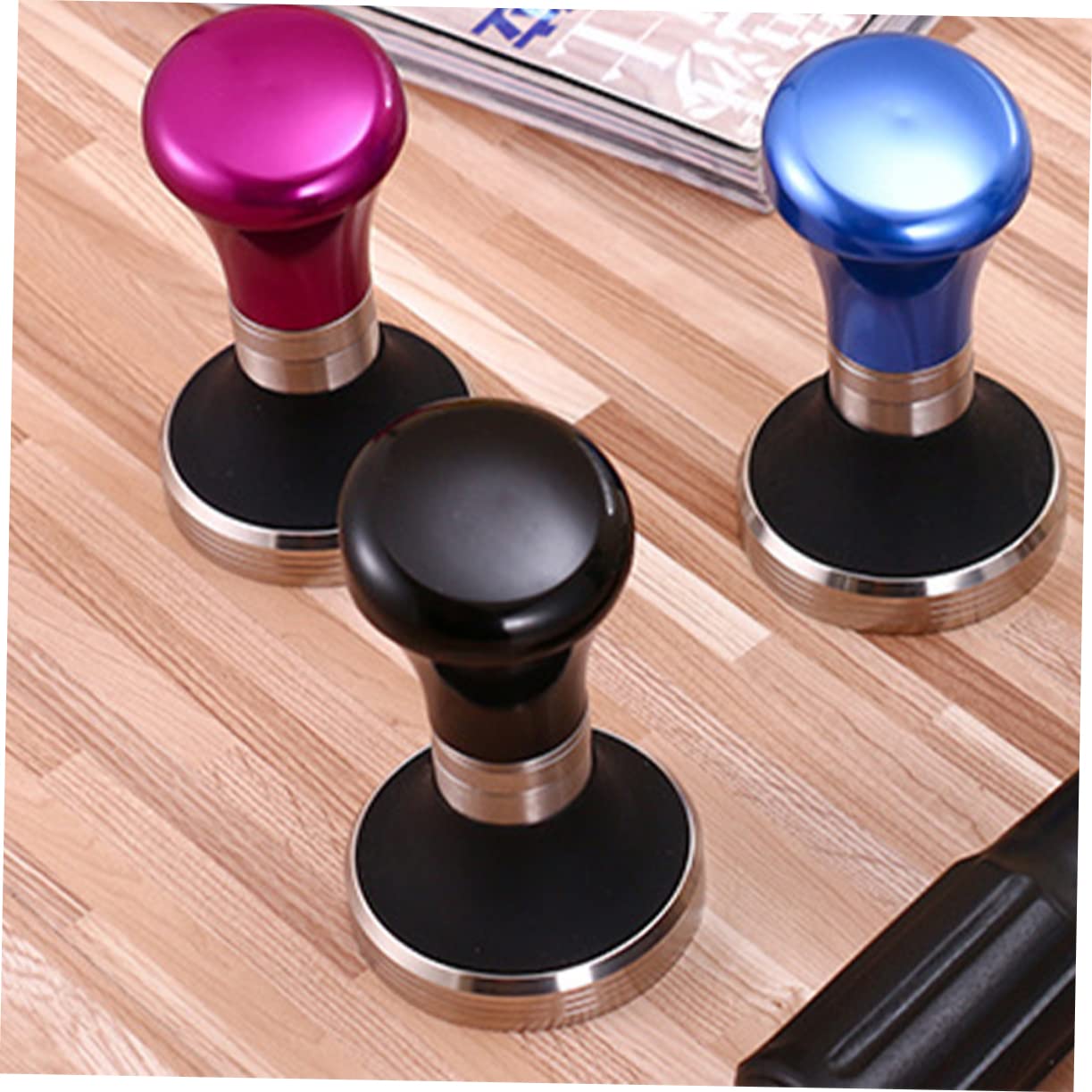 Mikinona Martillo Prensador De Café Espresso Acero Inoxidable Diseño Ajustable Fácil De Usar Resistente Corrosión Para Cafeterías y
