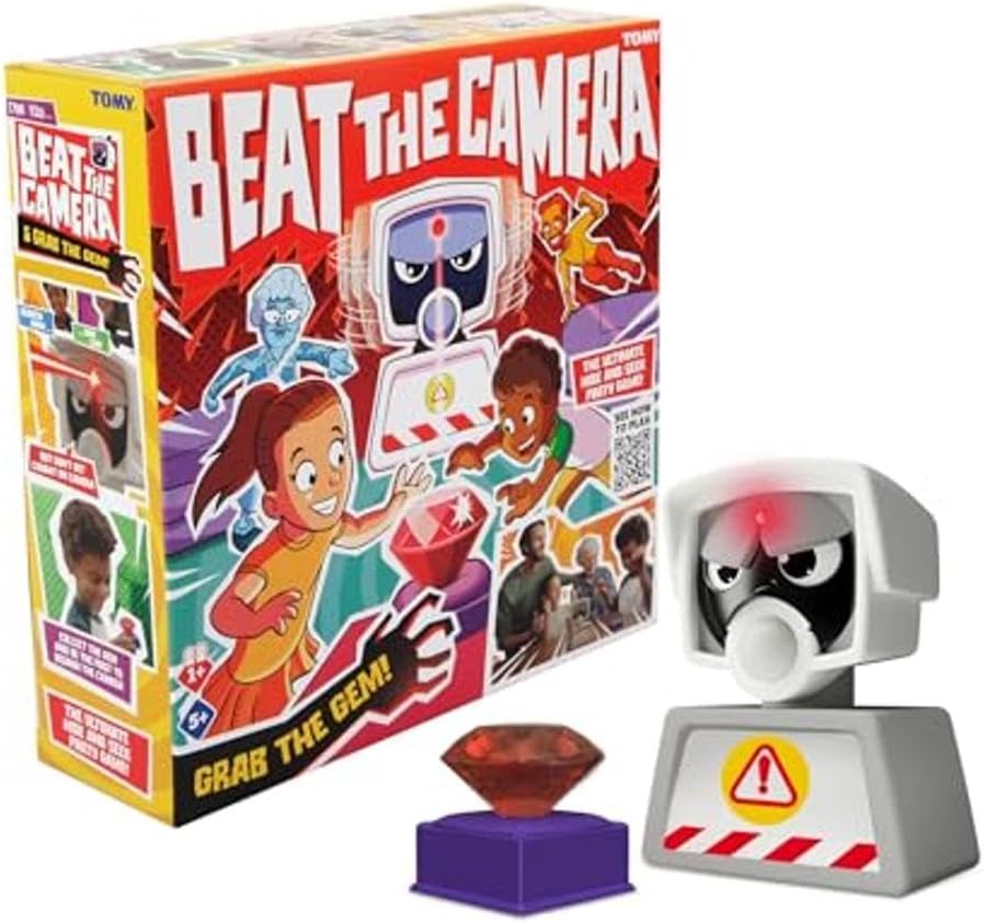Beat The Camera — Interactive Indoor and Outdoor Board Games for Kids and Adults — Kids Board Games and Gifts — Active Games for Kids Ages 5 and Up, Multicoloured