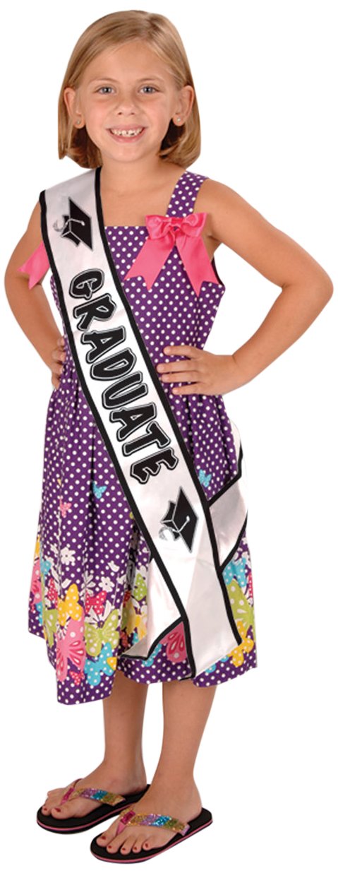 Écharpe en satin enfant Beistle 60678 idéale pour anniversaire et kermesse