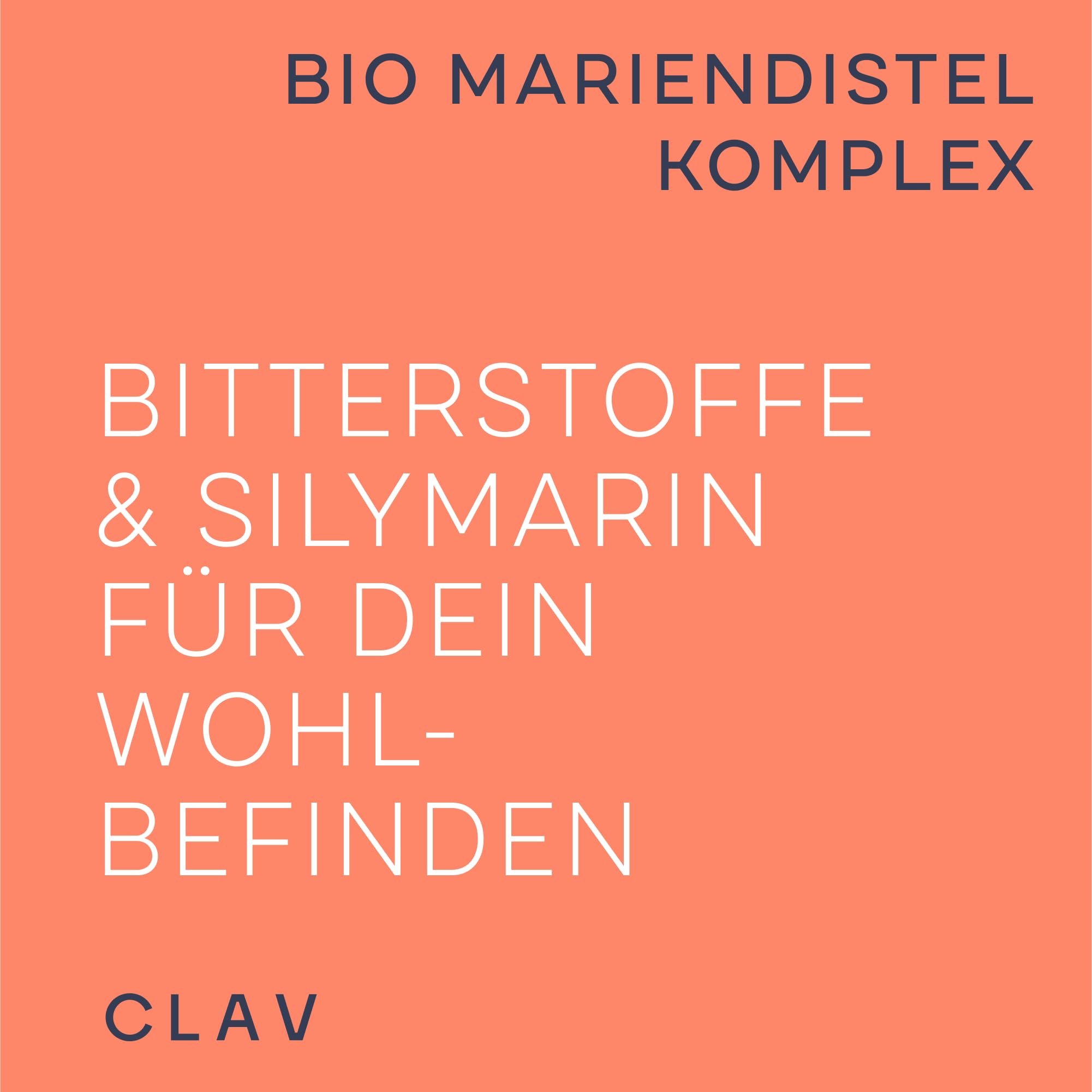 CLAV® Bio Mariendistel Komplex mit Artischocken Extrakt, 360 Kapseln