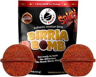 Spicy Birria Bombs - 2 pack by Bomb Birria - Just add water, meat and 1 Spicy Birria Bomb- Made in USA