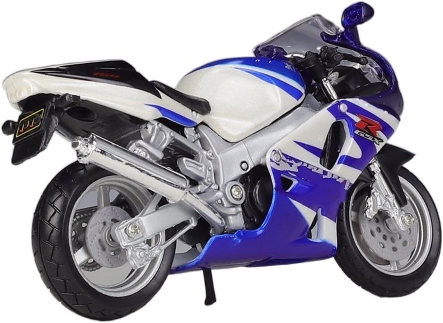 HTASFCI Motorcycle Model for Suzuki GSX-R750, GSX-R1000, Motorcycle Model Sports Bike Racing Replica Gift Cake Decoration Ornament Alloy and Plastic(GSX 1300R)