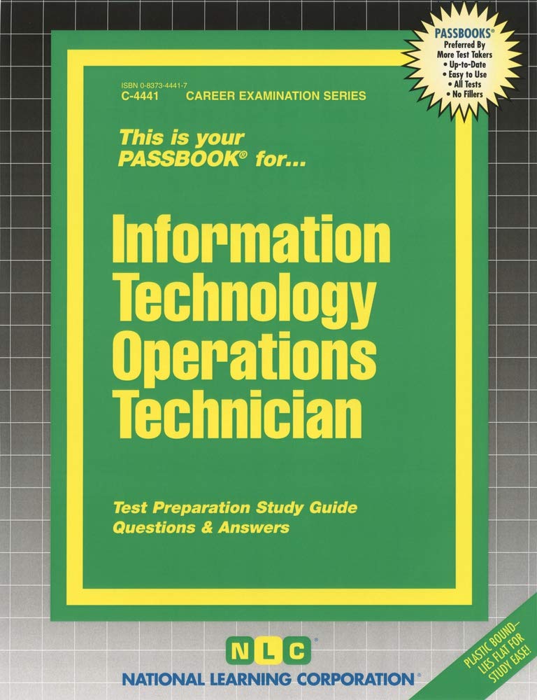 Information Technology Operations Technician: Passbooks Study Guide