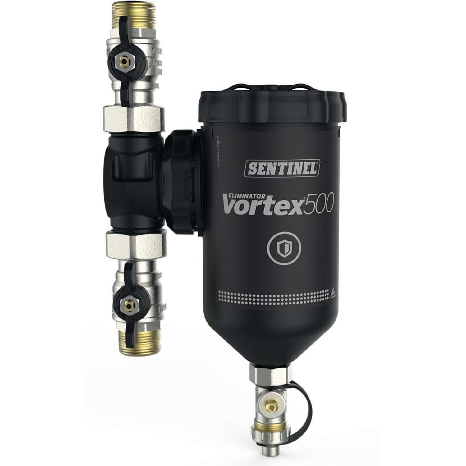 Filtre Eliminator Vortex 500 pour une filtration puissante en installation moyenne,compact, débit 50 l/min raccords 1"