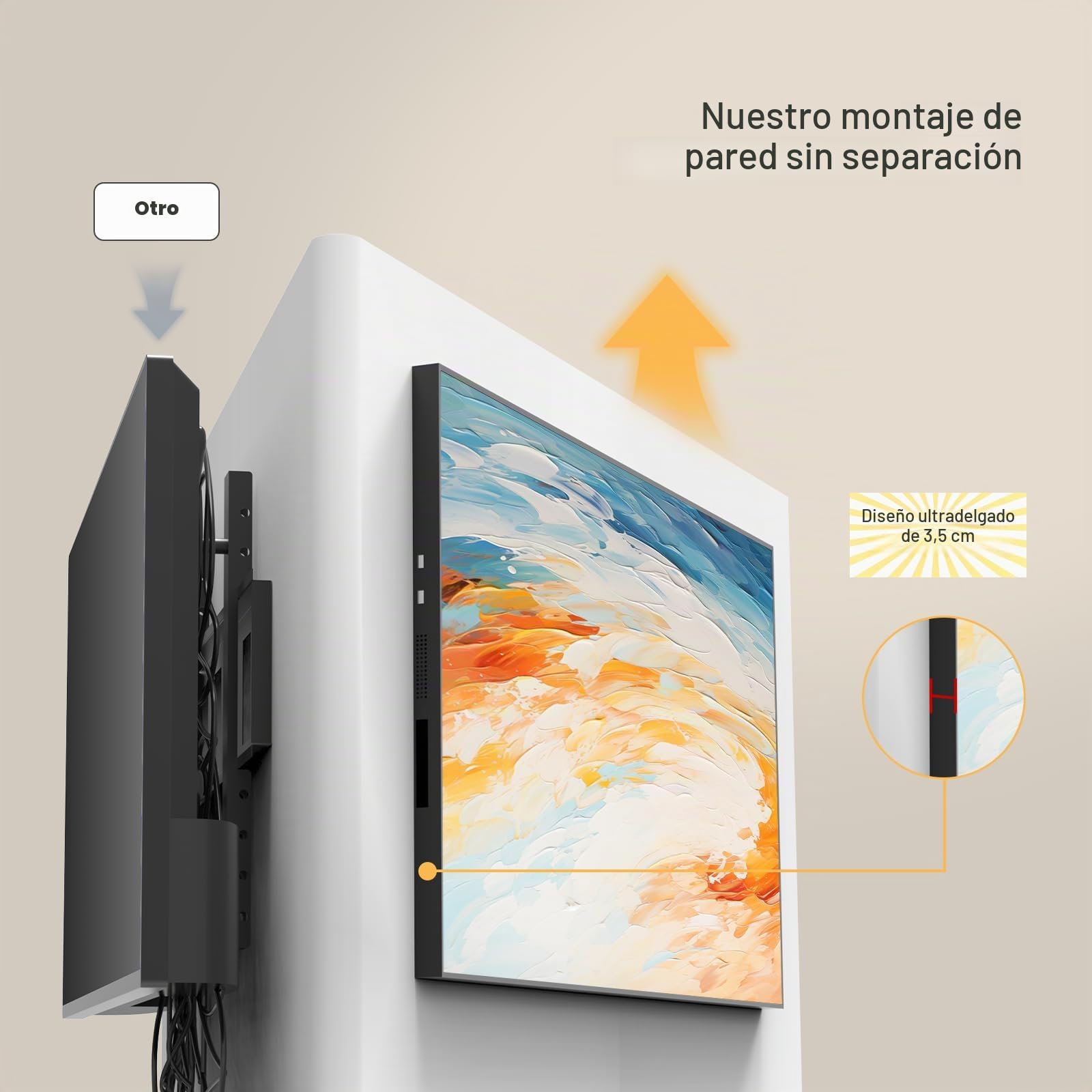 Pantalla Digital Signage de 29 Pulgadas, Display Publicitario 2K UHD para Montaje en Pared, Cartelería Digital de 700 Nits, Menú Digital para Negocios, Restaurantes y Tiendas, HDMI/WiFi, Negro