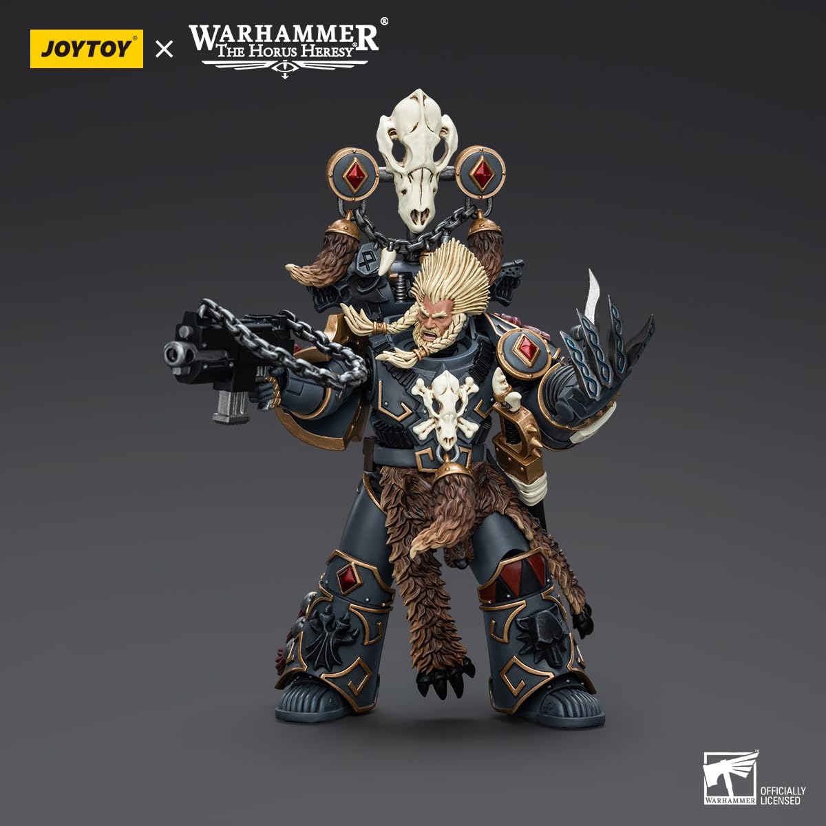JOYTOY ウォーハンマー40K GEIGOR FELL-HAND JOYTOY WARHAMMER Space Wolves Geigor Fell-Hand Action Figure