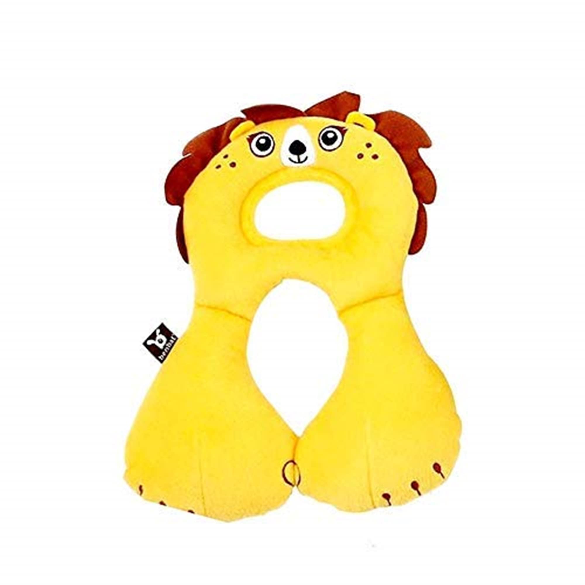 LoveLegis LoveLegis Cojín para automóvil - niños - Soporte para el Cuello - reposacabezas Suave - Viaje - avión - autobús - automóvil - Tren - doméstico - Modelo de león Amarillo para Navidad