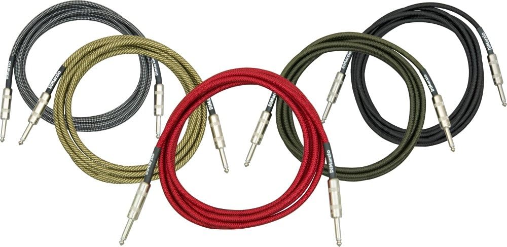 DiMarzio Instrument Cable Vintage Tweed 6 ft.