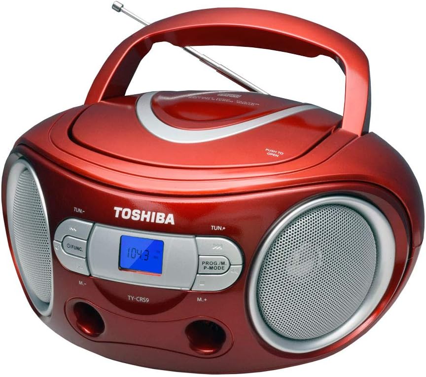 Toshiba - Brandclub - Toshiba TY-CRS9(R) Portable CD Boombox with