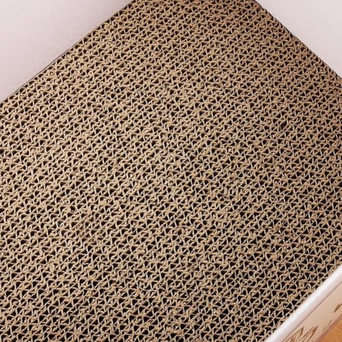 Maison en carton pour chat avec grattoir durable et cachette lapin - 8