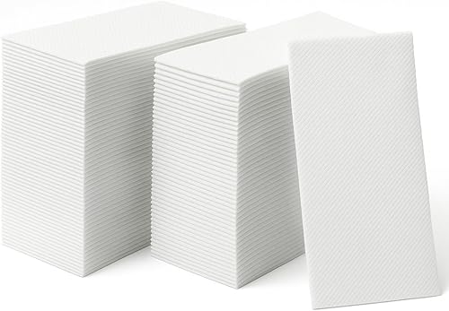 Miniatura 10 de Servilletas de cena desechables, toallas de mano desechables, toallas de invitados, suaves y absorbentes, servilletas de papel de alta calidad