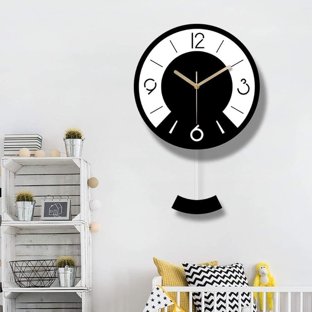 Acrylic Modern Minimalist Pendulum Clock Living Room Bedroom Art Wall Clock Creative Restaurant