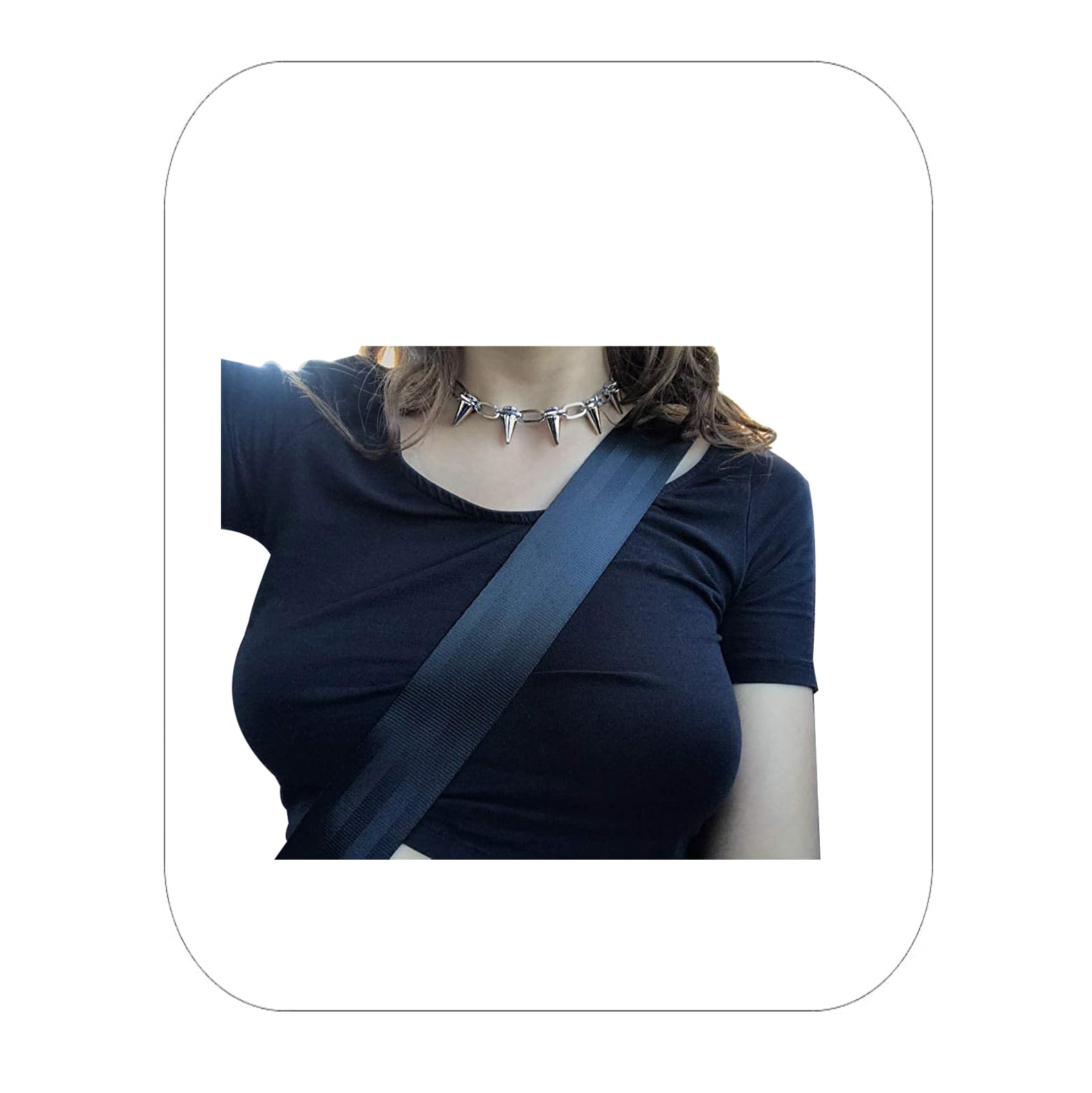 Streetwear Punk Rivets Choker Necklace