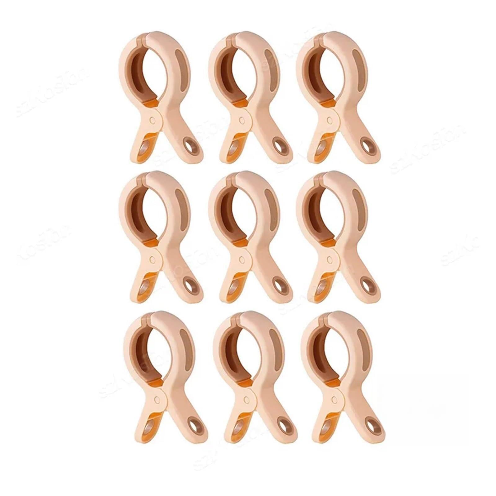 GETSTREE Clothes Pegs for Washing Line, Clothespins (9pcs)