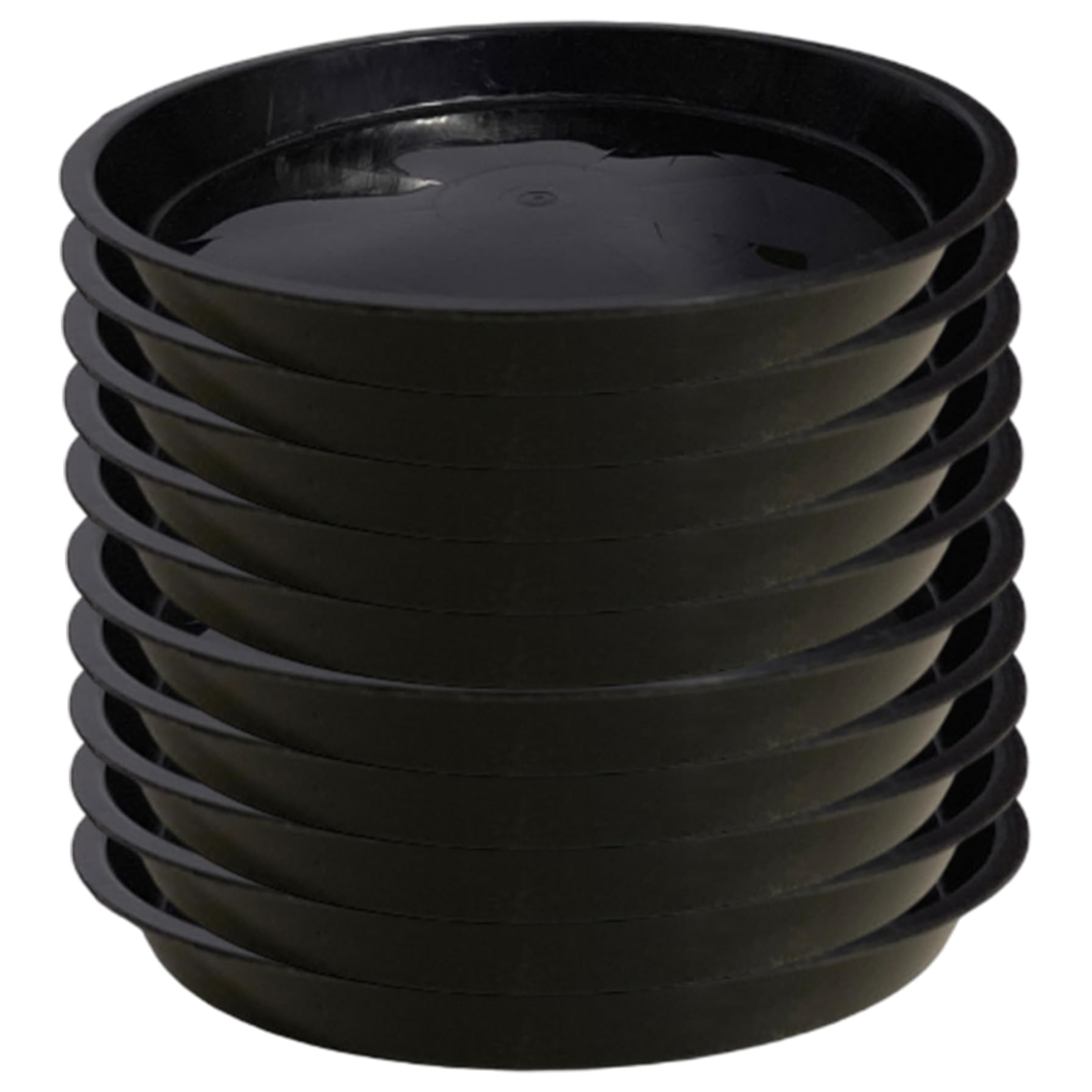 Soucoupe ronde en plastique pour plantes de salon et jardin, le secret d'un espace propre