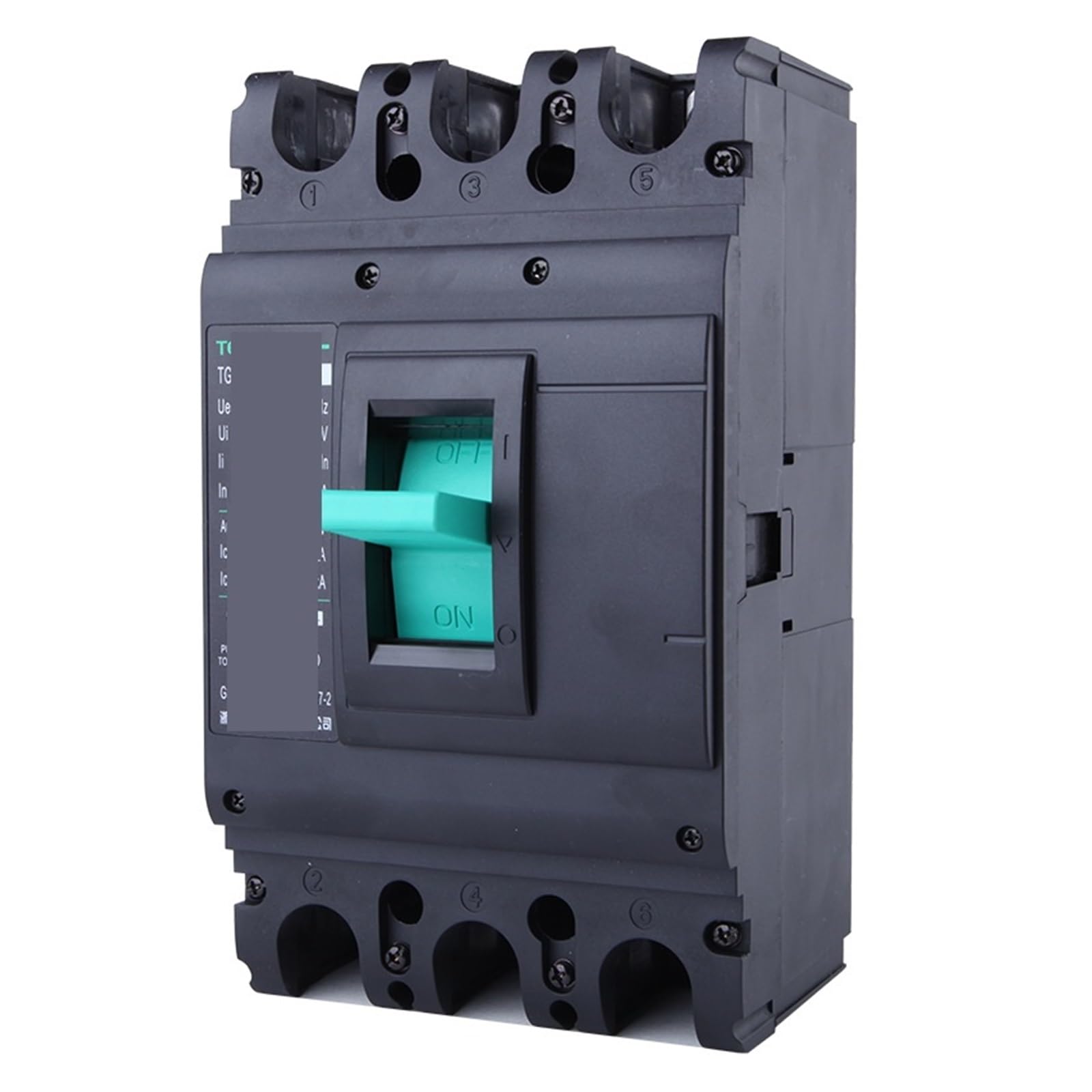 Disjoncteur à boîtier moulé TGM1N-400L coupure triphasée pour éviter les surcharges