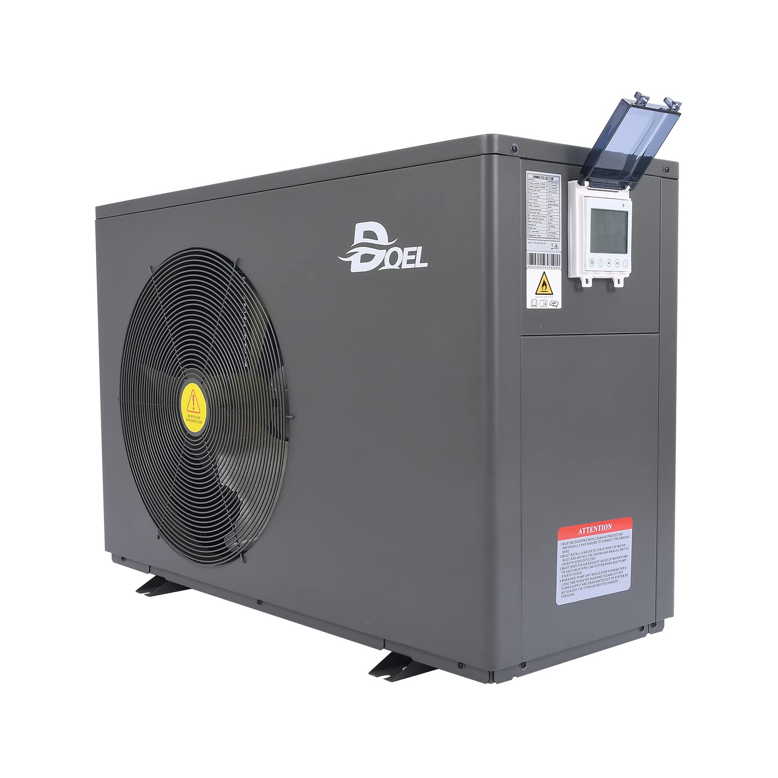 DOEL 55000 BTU Inverter Swimming Pool Heat Pump for Inground and Above