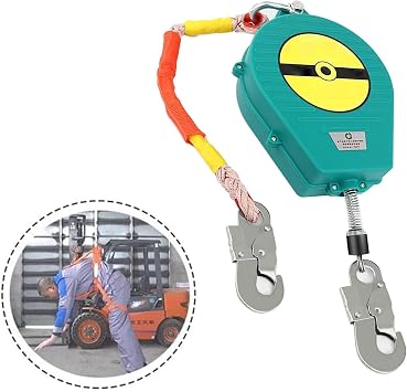 Retractable Personal Protective Equipment Fall Protection, self-retracting Lifeline high-Altitude Safety Device, Fall Arrest Device3m