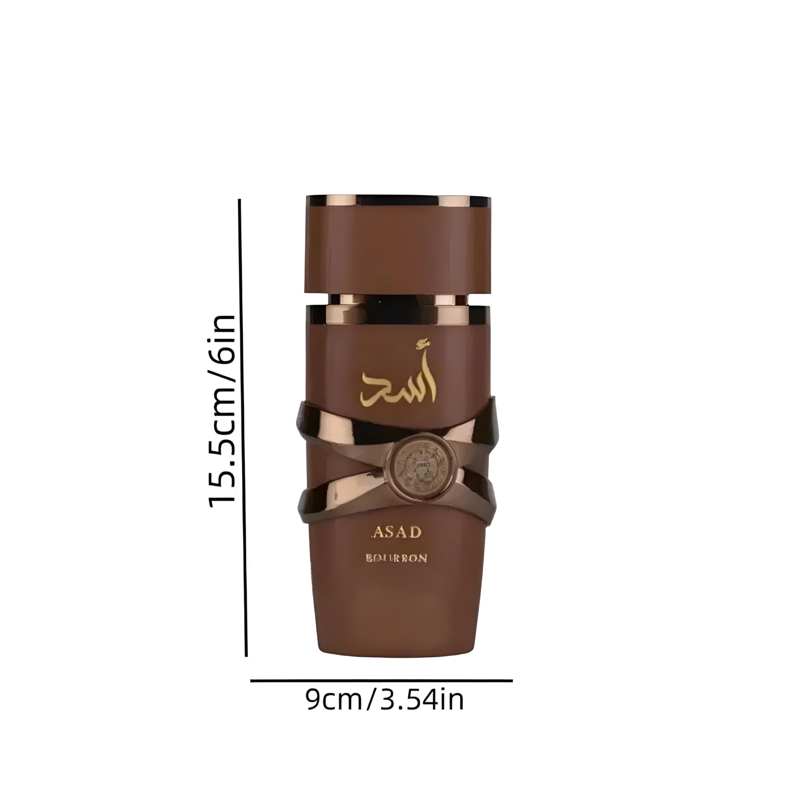 Bourbon Asad Eau De Parfum Perfumes for men Unisex 3.4 ounce(100 ML)