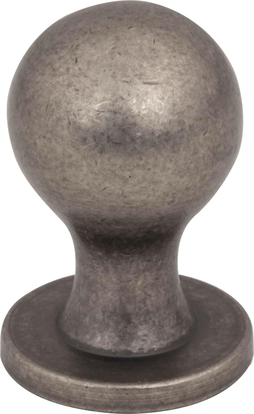 Atlas Homewares A800-PN 3/4-Inch Euro-Tech Collection Nipple Knob, Polished Nickel