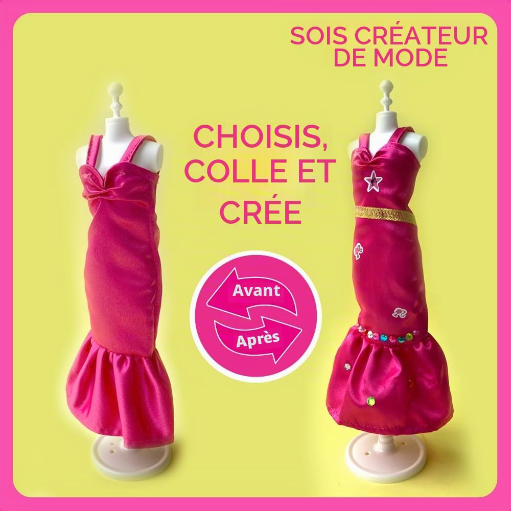 Barbie DIY Fashion Designer Set – Create Your Own Look | Creative Toy Kit