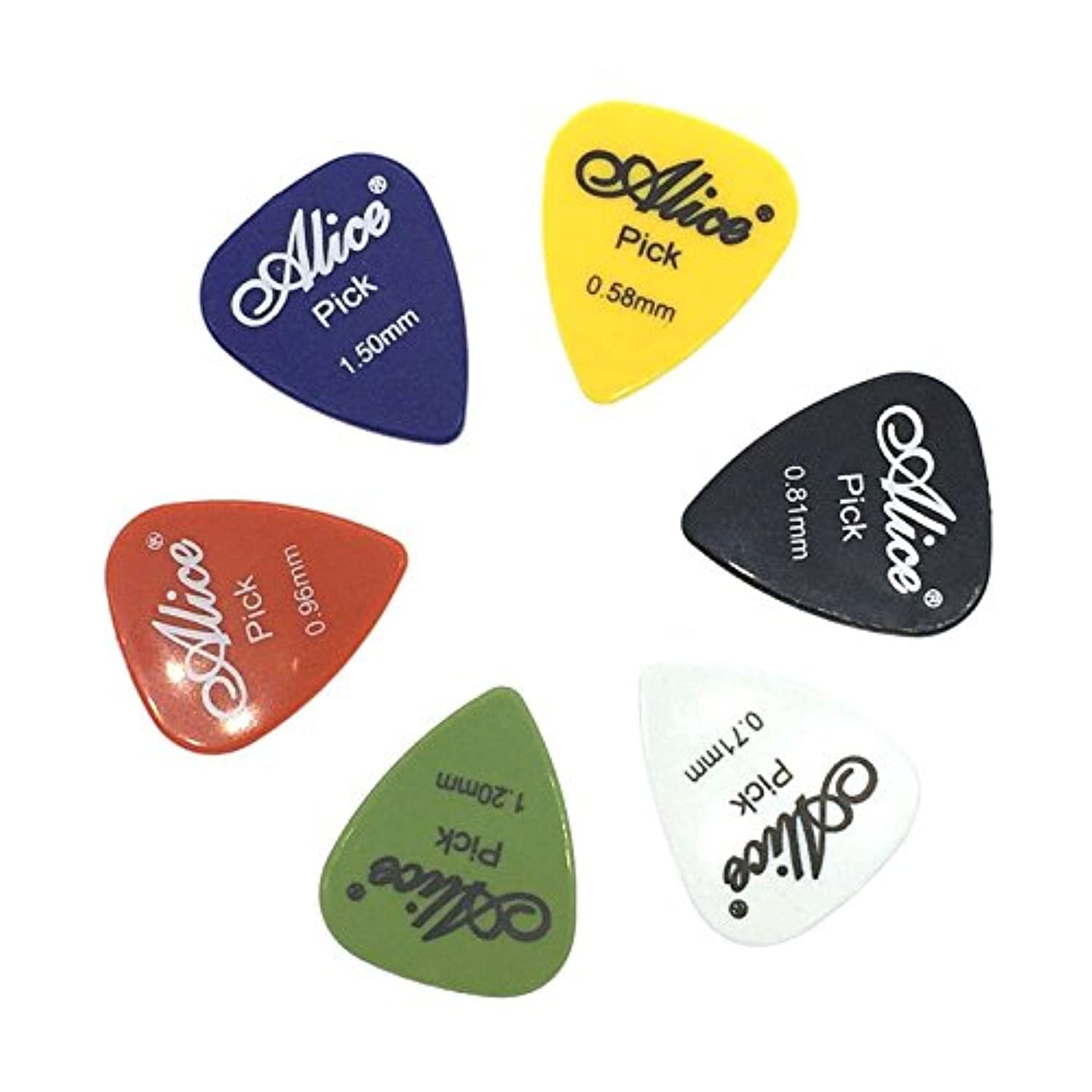 50 pcs Alice Guitar Pick Set