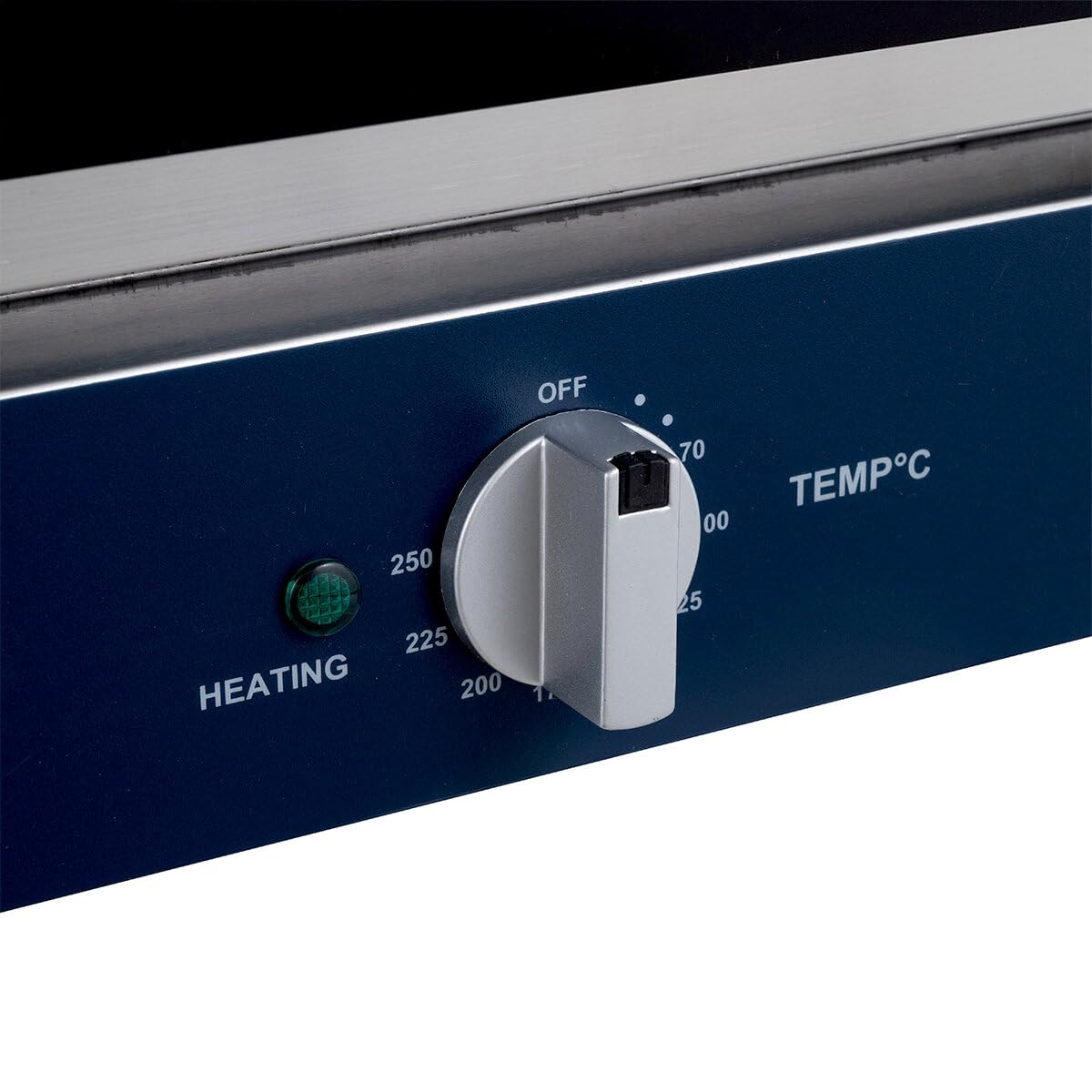 GastroHero Heißluftofen, 4 Böden, 400 V, Edelstahl HLOE411 | 110 L, Temperaturbereich +70 °C bis +250 °C, Timer 0-120 Minuten, 4 Gitter für EN 600 x 400 oder GN 1/1 Behälter