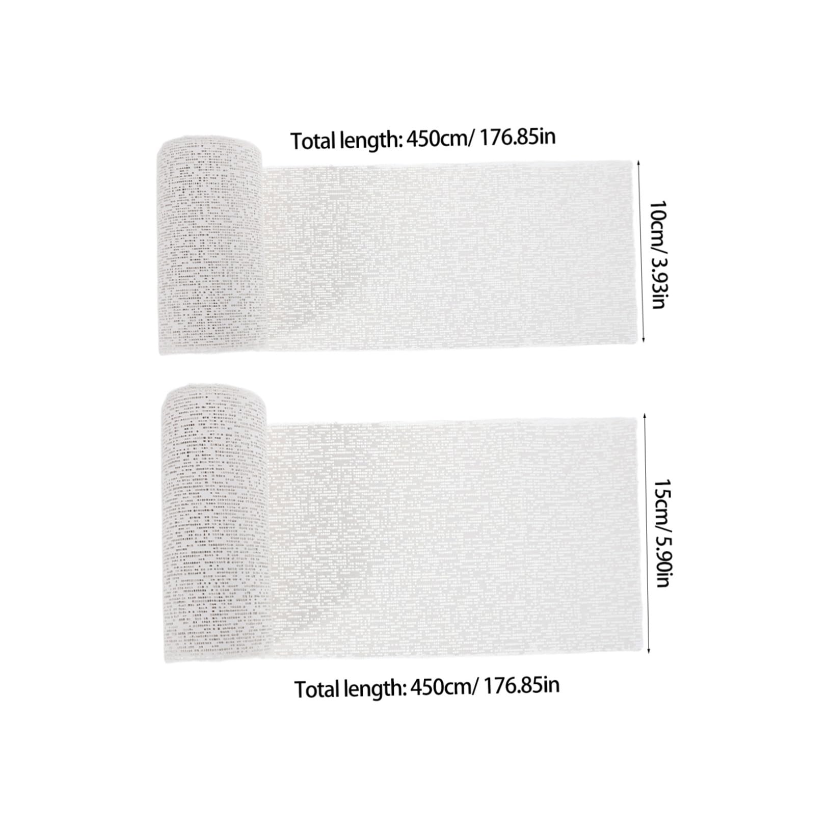 LALAFINA Art Supplies 2 Rolls Sand Table Materials Plaster Strips for Craft Stone Tablecloth for Scenery Construction