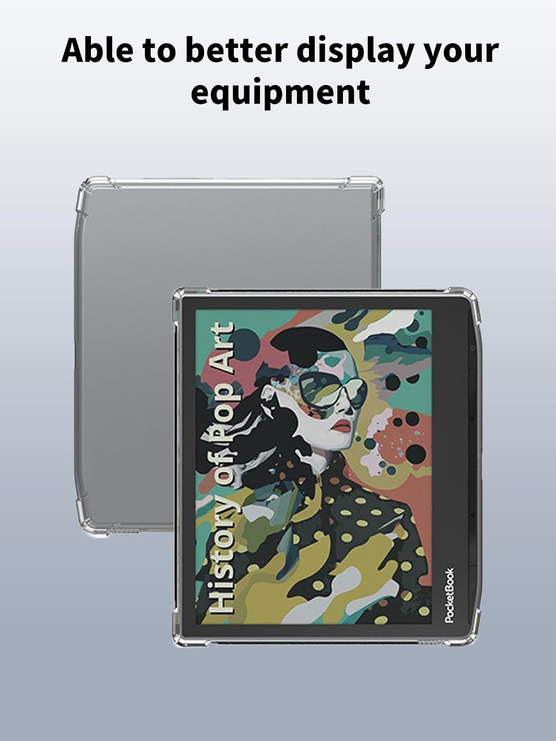 Case for Pocketbook Era E-Reader/Era Color E-Reader,NOUKAJU Slim Cover,Ultra Clear Soft Flexible Transparent TPU,Drop-Resistant,Anti-Scratch,Cover for Pocketbook Era 7inch (Clear)