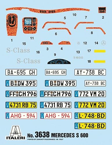 Miniatura 3 de Italeri Mercedes Benz 600S