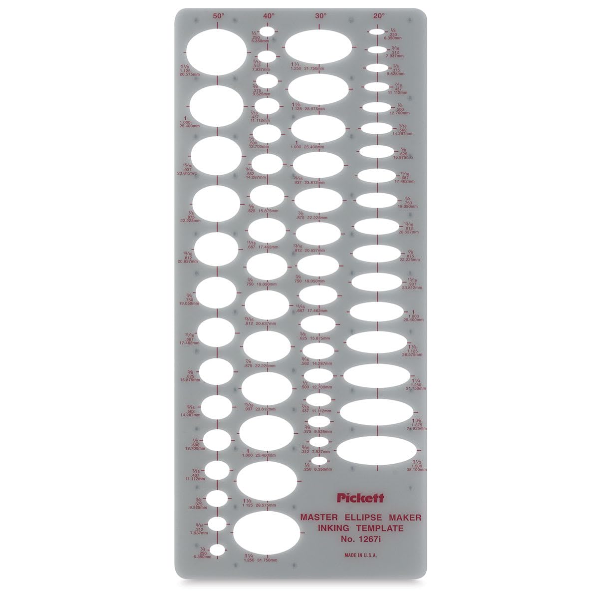 Pickett Master Ellipse Template (1267I) โ image 1