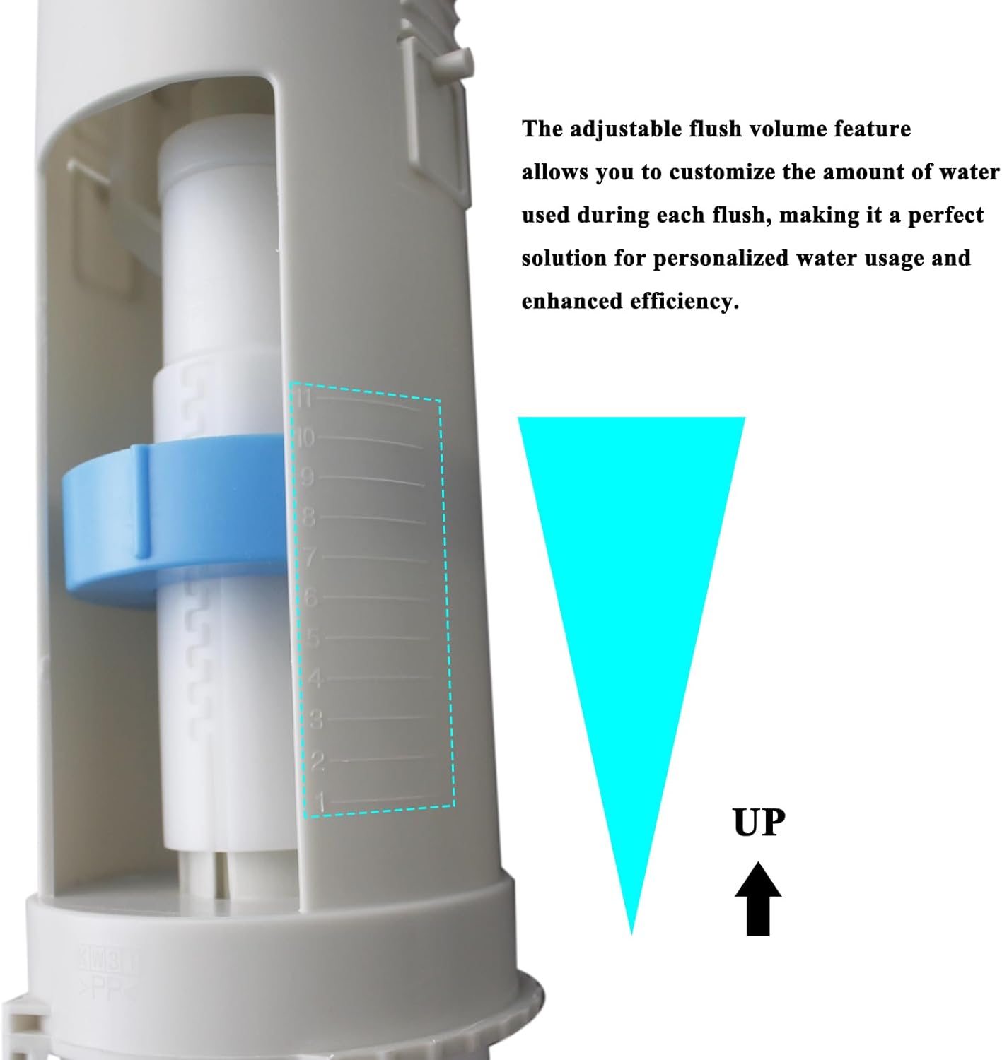 Toilet Flush Valve Replacement Part THU224 Compatible with TOTO Aquia Series Toilets Two-Piece Models CST414M / CST416M