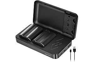 Nikon Z7 Battery 2 Pack and Charger Case